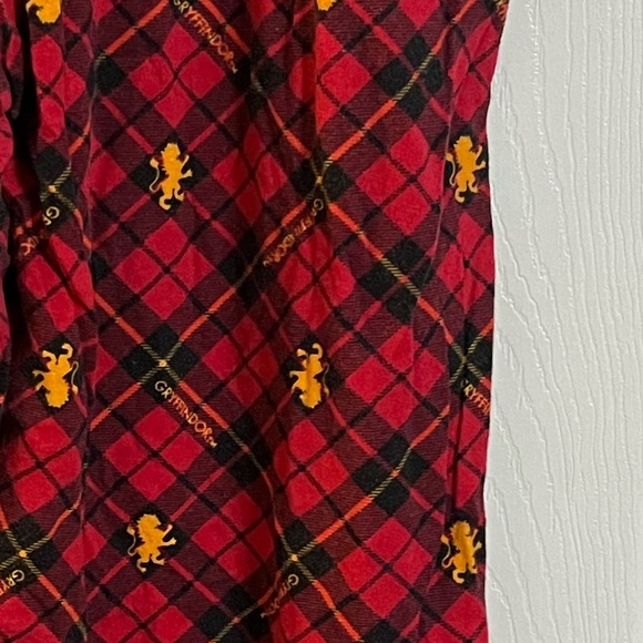 Red Plaid Harry Potter Gryffindor Pajama Pants. - Picture 3 of 3